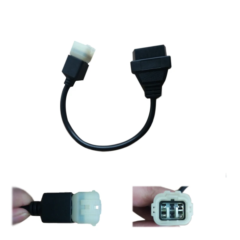 KTM 6 pin to obd 16 pin adapter cable for TuneECU software to Motorcycle motorbikes ECU 6pin cable
KTM 6 pin to obd 16 pin adapter cable for TuneECU software to Motorcycle motorbikes ECU 6pin cable