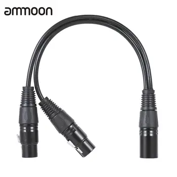 0.3m/ 1ft XLR Y Cable Cord 3-Pin Male to Dual Female Plug for Microphone Mixer Mixing Console
0.3m/ 1ft XLR Y Cable Cord 3-Pin Male to Dual Female Plug for Microphone Mixer Mixing Console