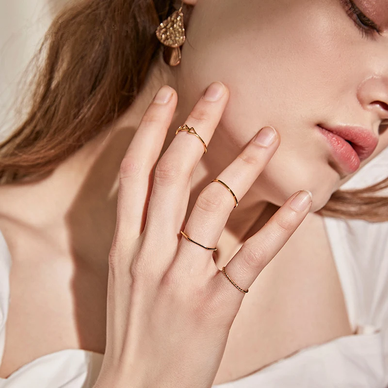 HUANZHI 2019 4pcs/set Minimalist Design Geometric Silver Gold Metal Plated Personality Finger Rings for Women Girl Party Jewelry
HUANZHI 2019 4pcs/set Minimalist Design Geometric Silver Gold Metal Plated Personality Finger Rings for Women Girl Party Jewelry