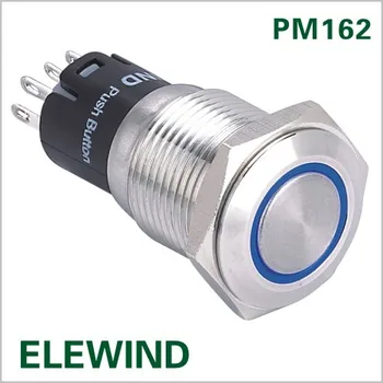 (Hot !) 16mm Ring illuminated Momentary push button switch(PM162F-11E/B/12V/S,CE,ROHS)
(Hot !) 16mm Ring illuminated Momentary push button switch(PM162F-11E/B/12V/S,CE,ROHS)