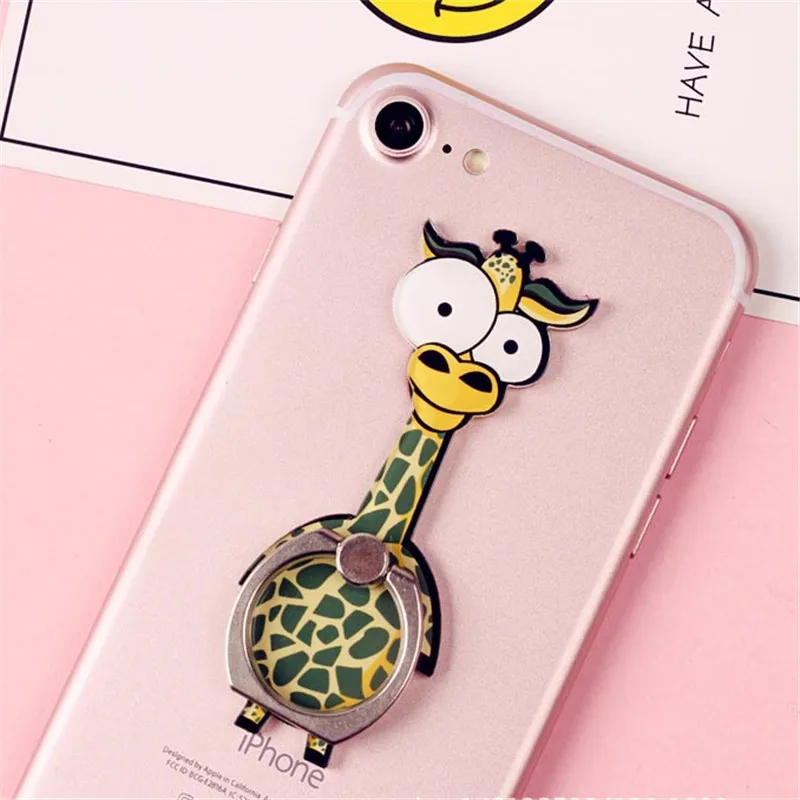New Universal Cute Finger Ring mobile phone holder Stand giraffe zebra ostrich metal Pattern Cartoon Phone ring Support
New Universal Cute Finger Ring mobile phone holder Stand giraffe zebra ostrich metal Pattern Cartoon Phone ring Support