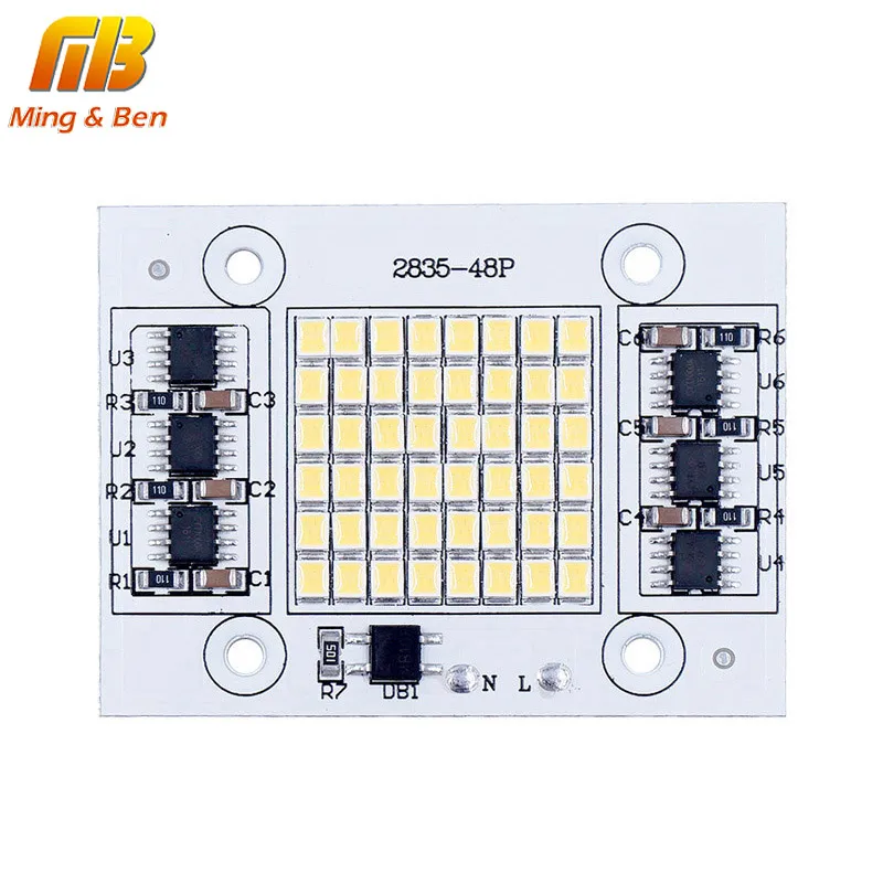 DIY LED SMD Chip Lamp 10W 20W 30W 50W 100W Light Chip AC220V Input Directly Smart IC Fit For Outdoor Light Cold White Warm White
DIY LED SMD Chip Lamp 10W 20W 30W 50W 100W Light Chip AC220V Input Directly Smart IC Fit For Outdoor Light Cold White Warm White