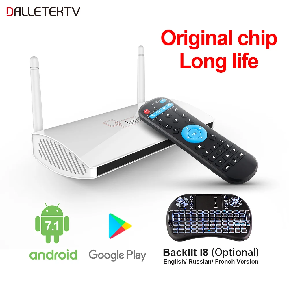 Leadcool Android 8.1 TV Box 8G 16G RK3229 Mali400MP Support 4K 2.4G Wifi HDMI 2.0 Leadcool Smart TV Box Media Player for TV Box
Leadcool Android 8.1 TV Box 8G 16G RK3229 Mali400MP Support 4K 2.4G Wifi HDMI 2.0 Leadcool Smart TV Box Media Player for TV Box