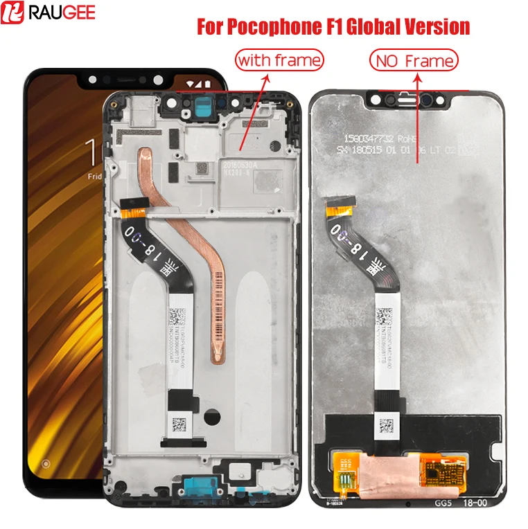 For Pocophone F1 Lcd With Frame For Pocophone F1 Display Touch Screen Digitizer Replacement For Xiaomi Pocophone Poco F1 Lcd
For Pocophone F1 Lcd With Frame For Pocophone F1 Display Touch Screen Digitizer Replacement For Xiaomi Pocophone Poco F1 Lcd