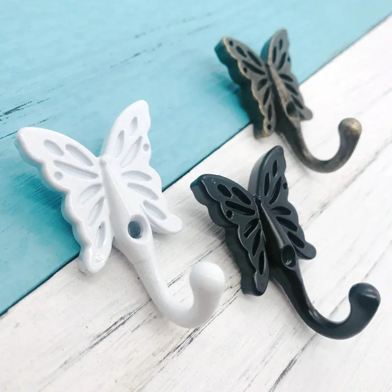 1x New Ceative Butterfly Shape Wall Hooks Home Decoration Znic Alloy for Kid Room Wall Decor White Door After Coat Hat Hanger
1x New Ceative Butterfly Shape Wall Hooks Home Decoration Znic Alloy for Kid Room Wall Decor White Door After Coat Hat Hanger