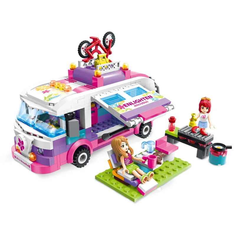 319pcs Children's educational building blocks toy Compatible Legoings friends city girls Station wagon DIY figures Bricks gifts
319pcs Children's educational building blocks toy Compatible Legoings friends city girls Station wagon DIY figures Bricks gifts