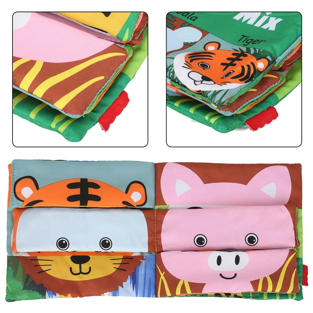 Soft Baby Cloth Activity Crinkle Toddler The Animal Face Matching Book Baby Early Education Puzzle Cloth Book Baby Bath Toys
Soft Baby Cloth Activity Crinkle Toddler The Animal Face Matching Book Baby Early Education Puzzle Cloth Book Baby Bath Toys