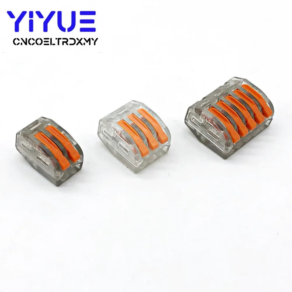 WAGO mini fast Wire Connector,222-412/413/415 Universal Compact Wiring Connector Conductor Terminal Block Transparent
WAGO mini fast Wire Connector,222-412/413/415 Universal Compact Wiring Connector Conductor Terminal Block Transparent