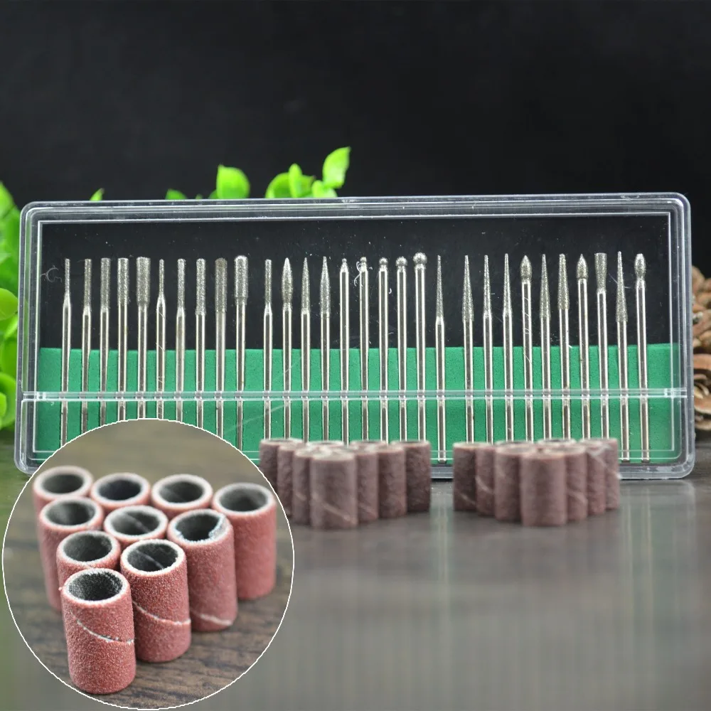WUF 30pcs/Set Professional Nail Art Drill Bits + Nail Drill 80"120"180" Sanding Band Machine Replacement Bits Pedicure Tool Set
WUF 30pcs/Set Professional Nail Art Drill Bits + Nail Drill 80"120"180" Sanding Band Machine Replacement Bits Pedicure Tool Set