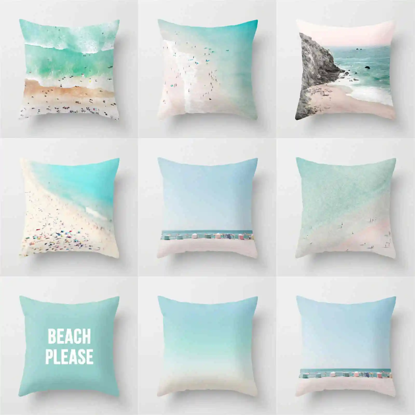 Beach Scenic Pillow Cover Throw Waist Polyester Home Cushion Pillow Case 18'' Sofa Decor
Beach Scenic Pillow Cover Throw Waist Polyester Home Cushion Pillow Case 18'' Sofa Decor