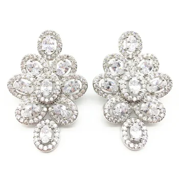 Aisure Zircons many Colors Option Luxury Cubic Zirconia Women Long Big Colorful Earring With white Crystal
Aisure Zircons many Colors Option Luxury Cubic Zirconia Women Long Big Colorful Earring With white Crystal