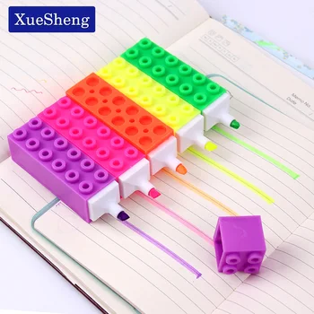 5 Color Creative Building Blocks Highlighter Marking Pen Cute Kawaii Graffiti Pens Child Student Painting Stationery
5 Color Creative Building Blocks Highlighter Marking Pen Cute Kawaii Graffiti Pens Child Student Painting Stationery