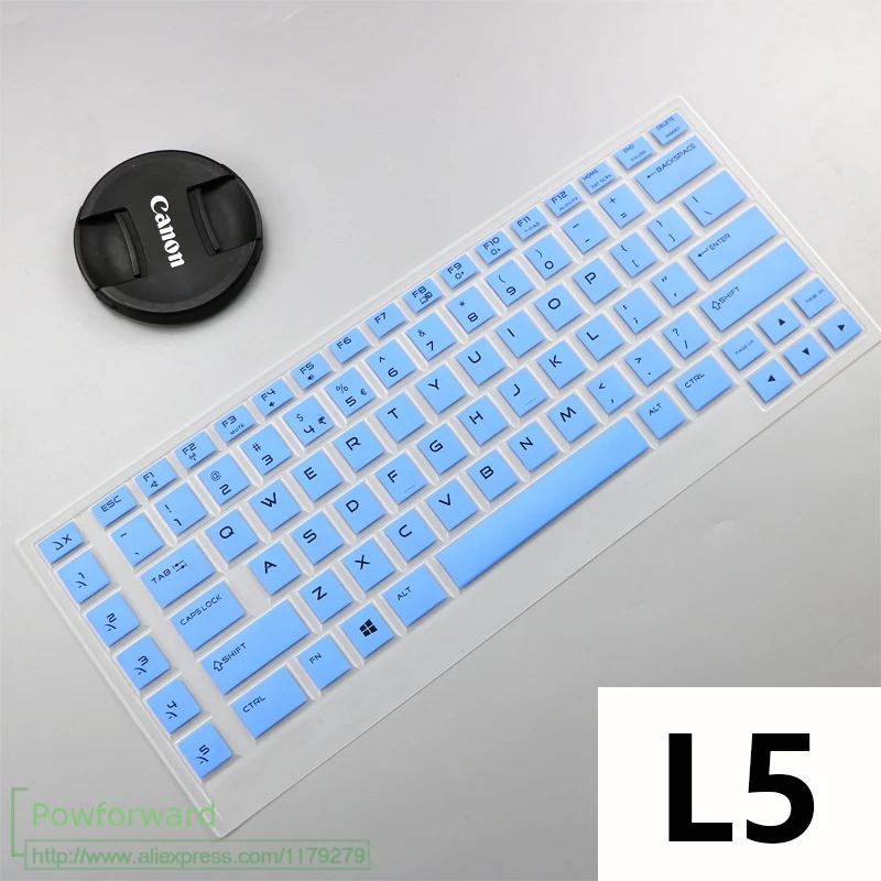 Blue border TPU Keyboard Protector Cover Skin for Dell Inspiron G3-3779 17.3/"