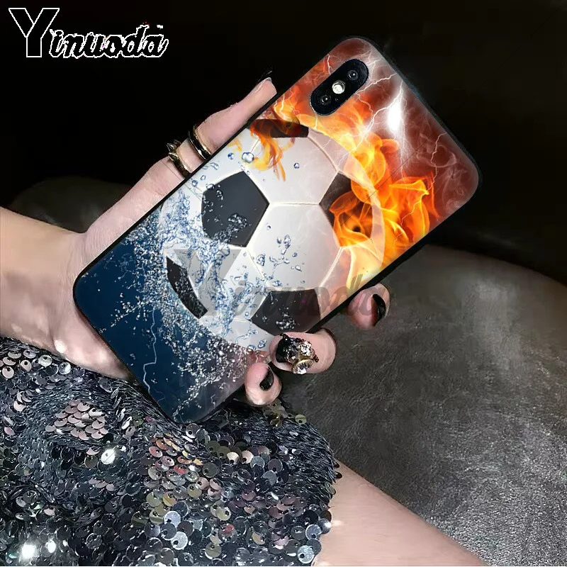 Fire Football Soccer Ball