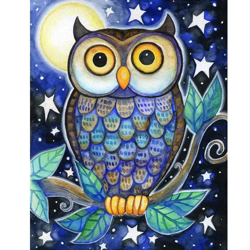 5D DIY Full Square Diamond Painting Cross Stitch "Moonlight Owl" 3D Diamond Embroidery Rhinestone Mosaic Home Decor Gift
5D DIY Full Square Diamond Painting Cross Stitch "Moonlight Owl" 3D Diamond Embroidery Rhinestone Mosaic Home Decor Gift