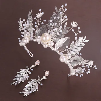 New Bride Crown Earring Set Baroque Princess Queen Crowns Hoop Pearl Bridal Hair Accessories Wedding Headdress Tiara Headband
New Bride Crown Earring Set Baroque Princess Queen Crowns Hoop Pearl Bridal Hair Accessories Wedding Headdress Tiara Headband