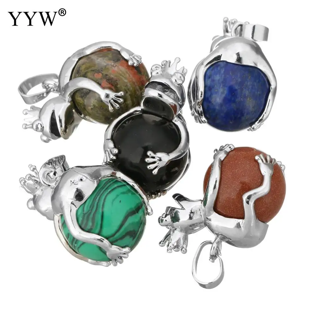 Gem stone Pendants Jewelry Brass with Frog silver color plated Necklace Pendant different materials for choice
Gem stone Pendants Jewelry Brass with Frog silver color plated Necklace Pendant different materials for choice