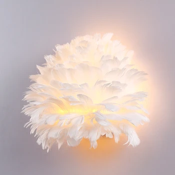 Nordic White Feather Wall Lamp Modern Minimalist Bedroom Bedside Lamps Wall Loft Corridor Wedding Room Decorative Luminaire
Nordic White Feather Wall Lamp Modern Minimalist Bedroom Bedside Lamps Wall Loft Corridor Wedding Room Decorative Luminaire