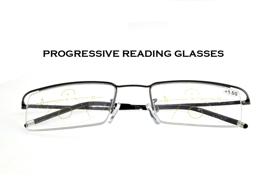 CLARAVIDA 2019 HALF RIM COMMERCIAL PROGRESSIVE READING GLASSES SEE FAR AND NEAR BIFOCAL GLASSES +1 +1.5 +2 +2.5 +3 +3.5 +4
CLARAVIDA 2019 HALF RIM COMMERCIAL PROGRESSIVE READING GLASSES SEE FAR AND NEAR BIFOCAL GLASSES +1 +1.5 +2 +2.5 +3 +3.5 +4