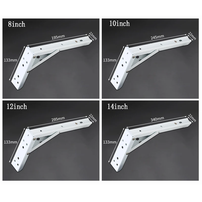 Folding Bracket Thickening Movable Support Frame Nine Ratio Shelf Support Bracket Shelf
Folding Bracket Thickening Movable Support Frame Nine Ratio Shelf Support Bracket Shelf