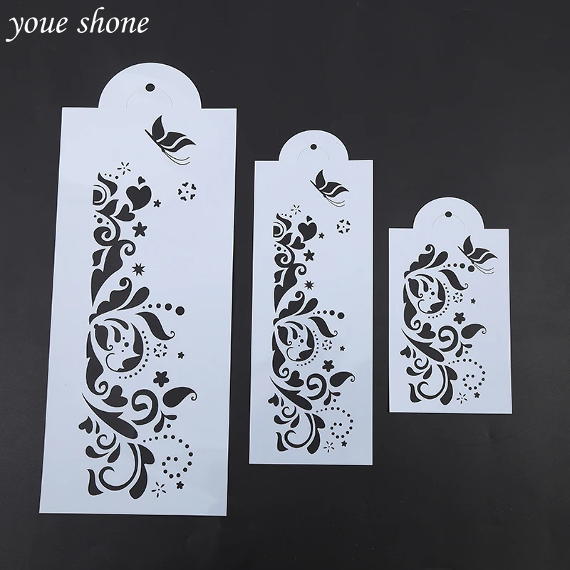 3 style different sizes sets Design Transparent Stencil Fondant Cake Decorating Tools Cake Mold Pastry Tools Baking Decoration
3 style different sizes sets Design Transparent Stencil Fondant Cake Decorating Tools Cake Mold Pastry Tools Baking Decoration