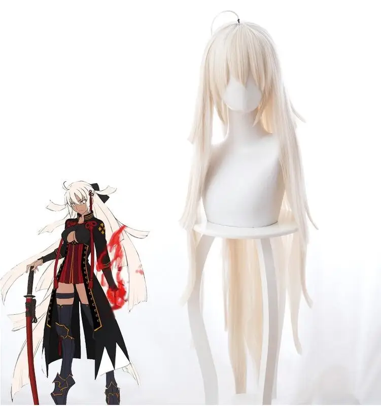 Fate/Grand Order Okita Souji Cosplay Wig for Women 120cm Long Straight Heat Resistant Synthetic Hair Majin Saber Wig Anime Beige
Fate/Grand Order Okita Souji Cosplay Wig for Women 120cm Long Straight Heat Resistant Synthetic Hair Majin Saber Wig Anime Beige