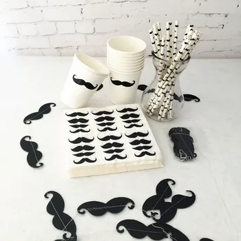 10 Sets Mustache Tableware Kits Paper Cups Napkins Straws Hanging Banner Kids Favor Funny Party Decor for Birthday Baby Shower
10 Sets Mustache Tableware Kits Paper Cups Napkins Straws Hanging Banner Kids Favor Funny Party Decor for Birthday Baby Shower