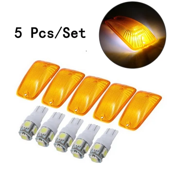 12V 6W Cab Roof Running Marker Lights Smoked Lamp White LED For Chevrolet/Kodiak/GMC/Topkick/ Piranha Amber Cover Car 5pcs/set
12V 6W Cab Roof Running Marker Lights Smoked Lamp White LED For Chevrolet/Kodiak/GMC/Topkick/ Piranha Amber Cover Car 5pcs/set