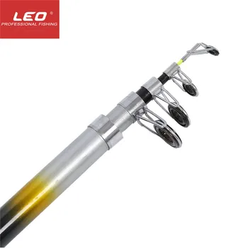 LEO 2.1 Meter 2.7 Meter Portable Telescopic Fishing Rod Travel Spinning Fishing Pole Glass Fiber Black For Sea boat fishing
LEO 2.1 Meter 2.7 Meter Portable Telescopic Fishing Rod Travel Spinning Fishing Pole Glass Fiber Black For Sea boat fishing