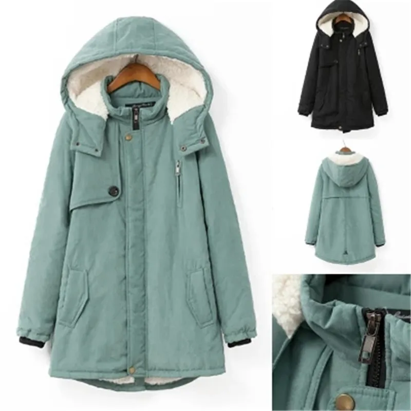 Winter Jacket Women 2019 Warm Thick Women Down Cotton Jacket Fashion Hooded Women Parkas Outwear Plus Size Long Female Jacke
Winter Jacket Women 2019 Warm Thick Women Down Cotton Jacket Fashion Hooded Women Parkas Outwear Plus Size Long Female Jacke