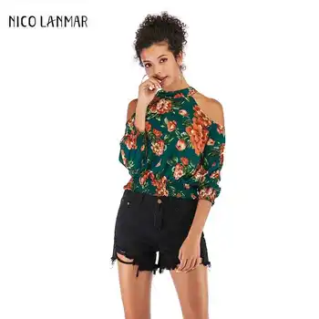 Sexy Strapless Print Chiffon Shirt Women Fashion Summer O-neck Seven-quarter Sleeve Slim Thin Female Blouse Simple Breathable
Sexy Strapless Print Chiffon Shirt Women Fashion Summer O-neck Seven-quarter Sleeve Slim Thin Female Blouse Simple Breathable