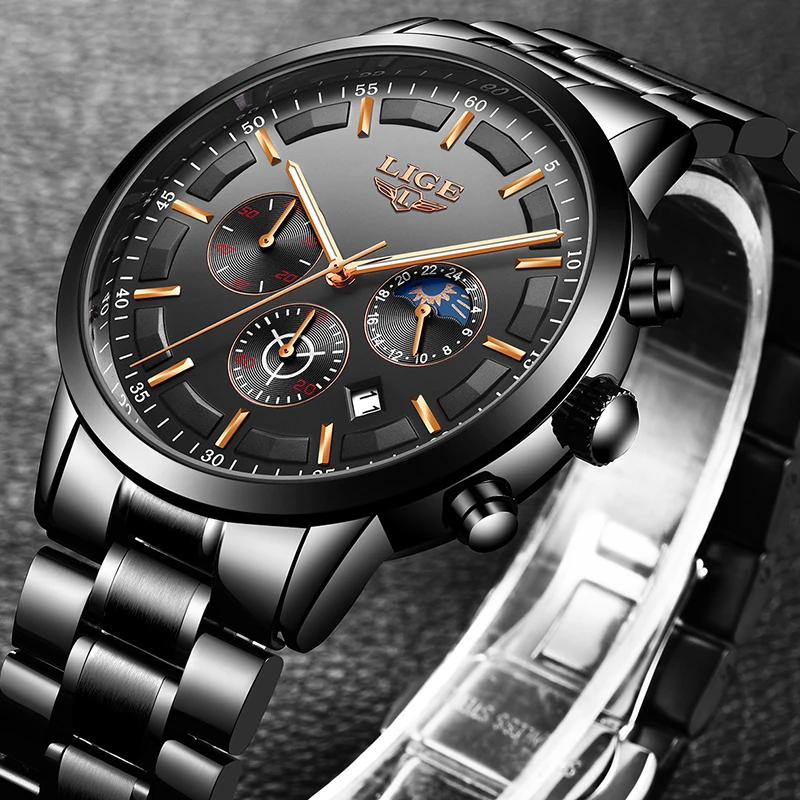 Relojes 2020 LIGE Watch Men Top Brand Luxury Business Waterproof Watch Fashion Sport Quartz Clock Mens Watches Relogio Masculino
Relojes 2020 LIGE Watch Men Top Brand Luxury Business Waterproof Watch Fashion Sport Quartz Clock Mens Watches Relogio Masculino