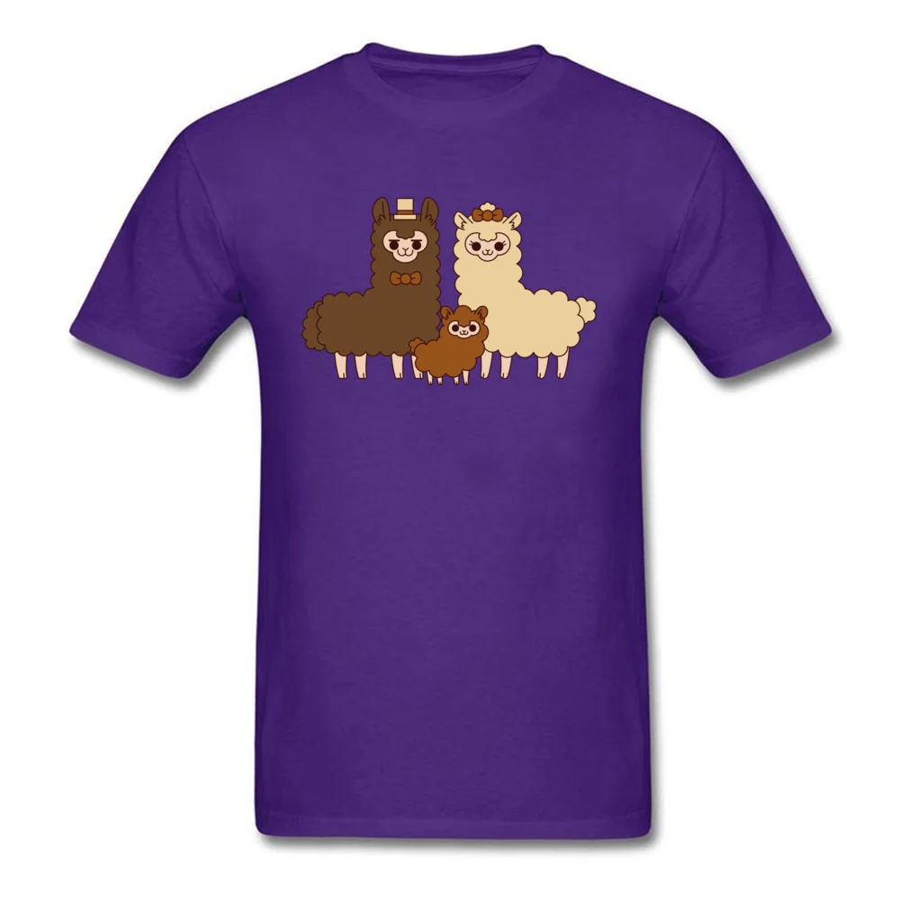Chocolate alpaca family_purple