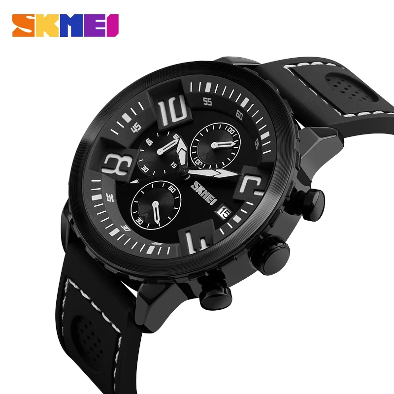 SKMEI Sports Mens Watches Top Brand Luxury Watch Men Multi-Dial Waterproof Calendar Quartz Wristwatches relogio masculino 9153
SKMEI Sports Mens Watches Top Brand Luxury Watch Men Multi-Dial Waterproof Calendar Quartz Wristwatches relogio masculino 9153