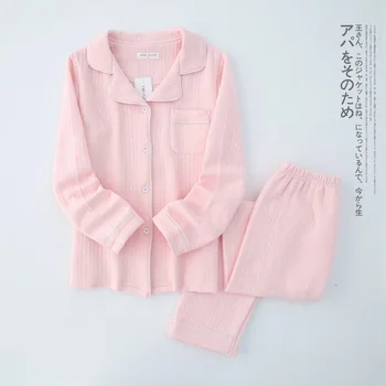 Autumn&Winter Women Long Sleeves Cotton Air Layer Sandwich Warm Pajama Set Full Pijama Mujer Sleeping Wear Sets Home Sleepwear
Autumn&Winter Women Long Sleeves Cotton Air Layer Sandwich Warm Pajama Set Full Pijama Mujer Sleeping Wear Sets Home Sleepwear