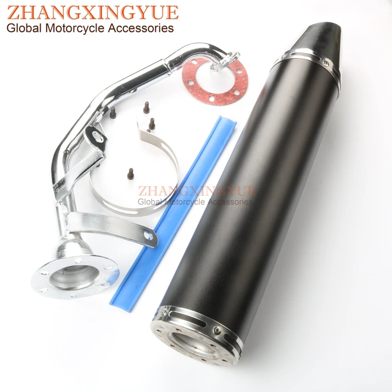 Scooter high quality exhaust pipe for GY6 125cc 150cc 152QMI 157QMJ 4 strokes 4 colors optional
Scooter high quality exhaust pipe for GY6 125cc 150cc 152QMI 157QMJ 4 strokes 4 colors optional