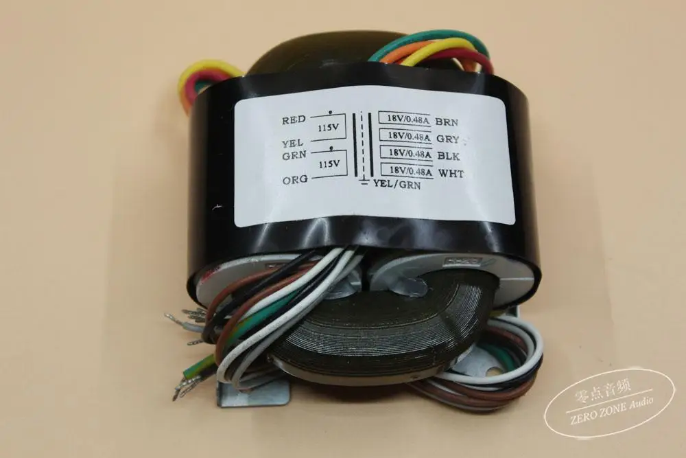 GZLOZONE 40VA 4X 18V / 0.48A R-type Transformer 40W 18V*4 Transformer For AMP / DAC
GZLOZONE 40VA 4X 18V / 0.48A R-type Transformer 40W 18V*4 Transformer For AMP / DAC