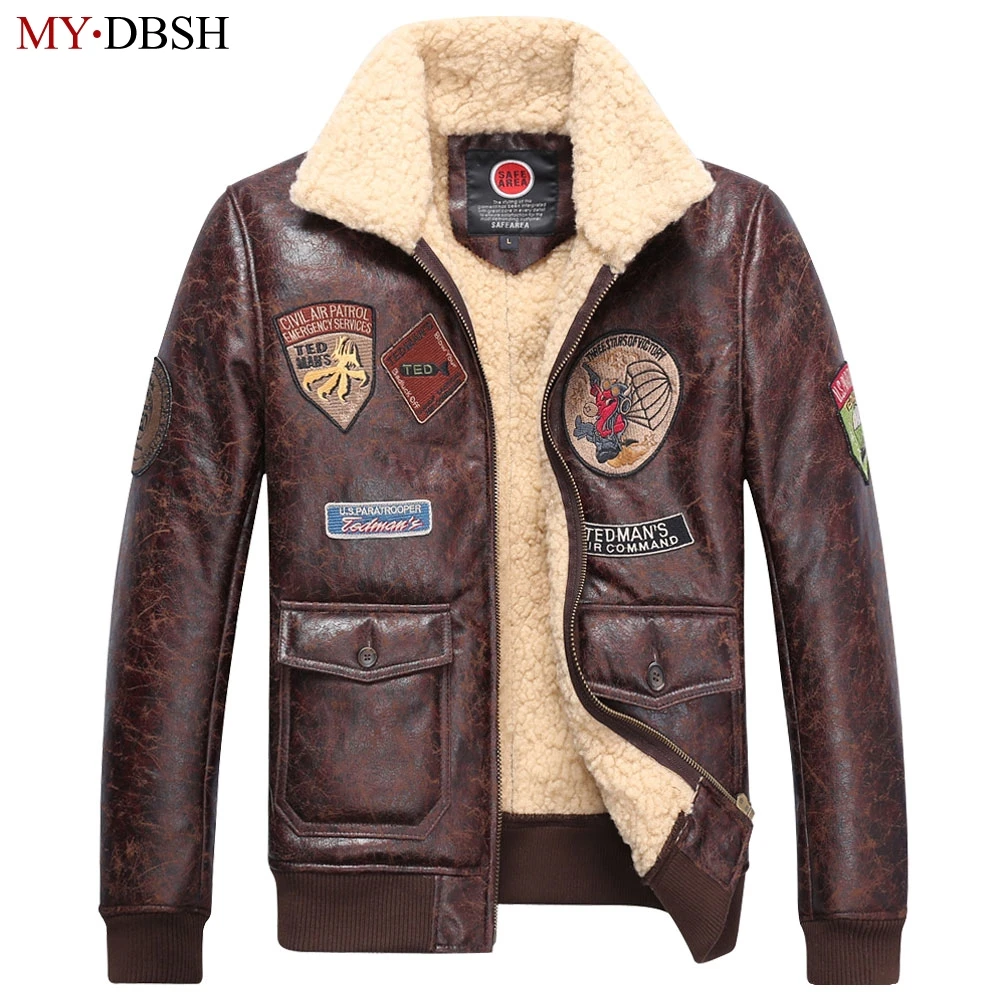 2019 New Arrival High Quality Mens Leather Jackets Winter Men's Clothing Male Vintage Winter Casual Jacket Thickening Outerwear
2019 New Arrival High Quality Mens Leather Jackets Winter Men's Clothing Male Vintage Winter Casual Jacket Thickening Outerwear