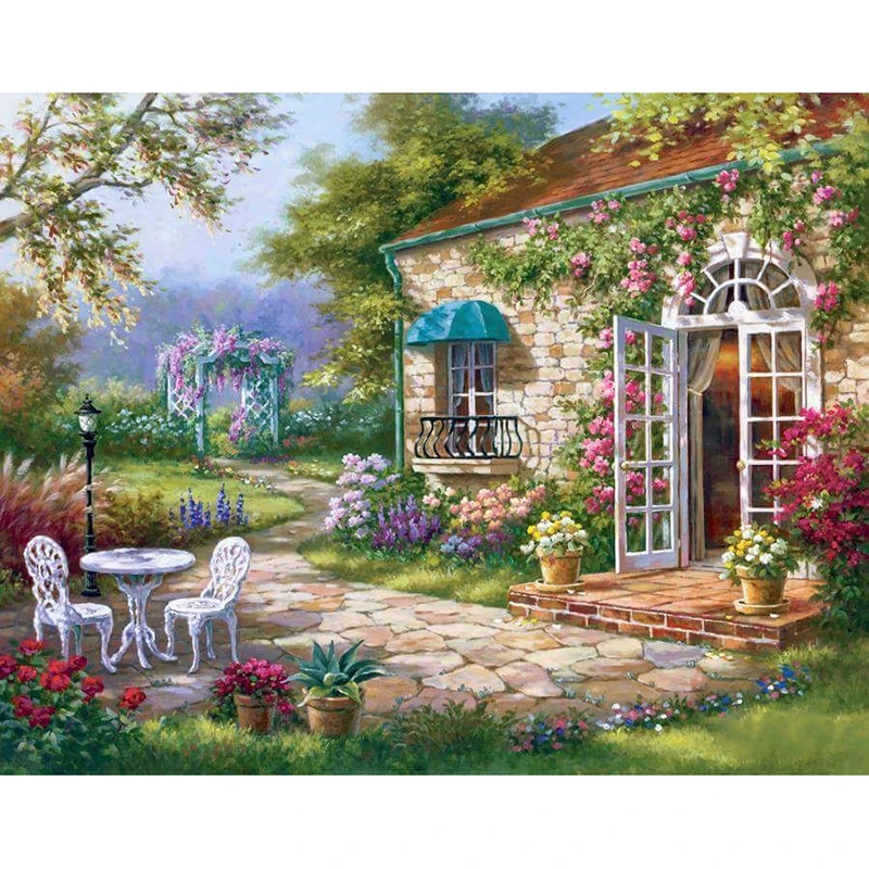 5D DIY Diamond mosaic diamond embroidery epitome of the garden A flower shop embroidered Cross Stitch Home decoration Gift
5D DIY Diamond mosaic diamond embroidery epitome of the garden A flower shop embroidered Cross Stitch Home decoration Gift