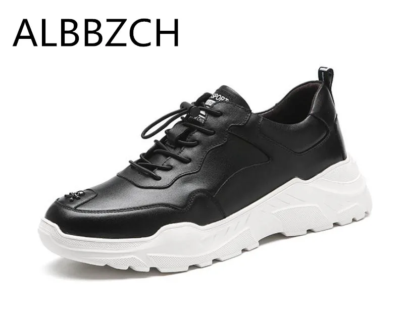 New mens genuine leather sport casual shoes men faashion round toe elasticity laces design height increase outdoor leisure shoes
New mens genuine leather sport casual shoes men faashion round toe elasticity laces design height increase outdoor leisure shoes