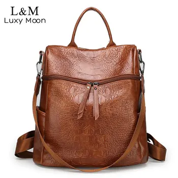 Multifunction Women Alligator Backpack High Quality Leather Bagpack Teenager Girls School Backpacks Vintage Shoulder Bags XA466H
Multifunction Women Alligator Backpack High Quality Leather Bagpack Teenager Girls School Backpacks Vintage Shoulder Bags XA466H