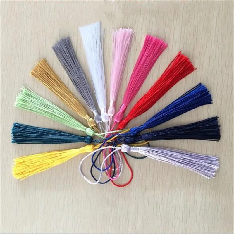 50pcs/lot 120mm Gold/Silver Color Silk Tassel Cord Handmade Rayon Thread Tassels Charms for DIY Earrings Jewelry Making Findings
50pcs/lot 120mm Gold/Silver Color Silk Tassel Cord Handmade Rayon Thread Tassels Charms for DIY Earrings Jewelry Making Findings