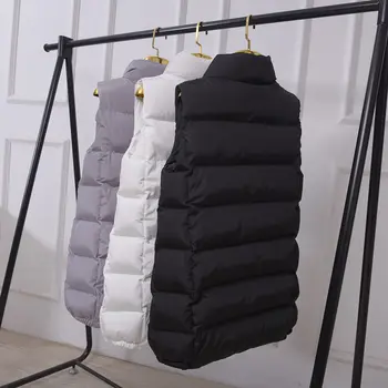 Plus Size 3XL Down Cotton Vest Women Zipper Long Vest Jacket Bread Coat Women White Black Casual Waistcoat Winter Jacket C4704
Plus Size 3XL Down Cotton Vest Women Zipper Long Vest Jacket Bread Coat Women White Black Casual Waistcoat Winter Jacket C4704