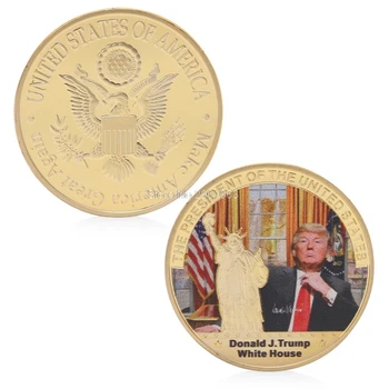 American 45th President White House Gold Plated Commemorative Coins Collection H06 #20/12
American 45th President White House Gold Plated Commemorative Coins Collection H06 #20/12