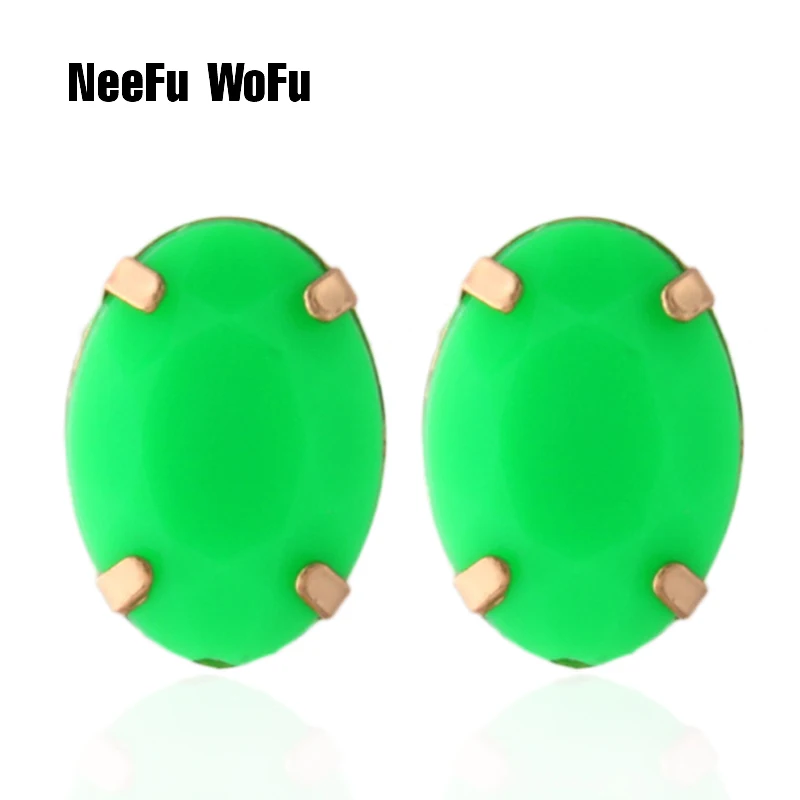 NeeFu WoFu Stud Earrings Sweet Earring Factory Fluorescent resin drill Earring Brinco Ear Oorbellen Fashion Jewellery
NeeFu WoFu Stud Earrings Sweet Earring Factory Fluorescent resin drill Earring Brinco Ear Oorbellen Fashion Jewellery
