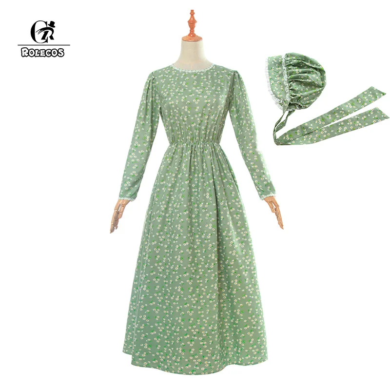 ROLECOS Maid Lolita Dress Hat Victorian Medieval Dress Cotton Women Retro Vintage Dress Long Sleeve Lovely Costume Party
ROLECOS Maid Lolita Dress Hat Victorian Medieval Dress Cotton Women Retro Vintage Dress Long Sleeve Lovely Costume Party