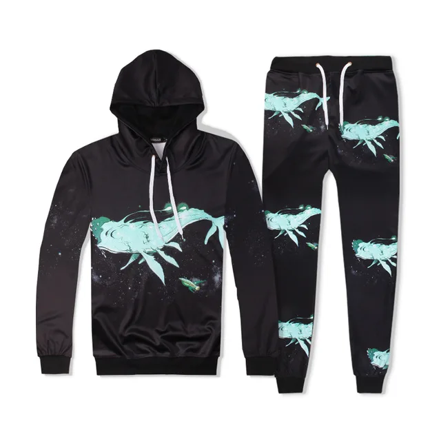 2 Piece Tracksuits Men Women Hoodies+Pants Printed Whale Hooded Jogger Set Harajuku Brand Hip Hop Men's Clothing
2 Piece Tracksuits Men Women Hoodies+Pants Printed Whale Hooded Jogger Set Harajuku Brand Hip Hop Men's Clothing