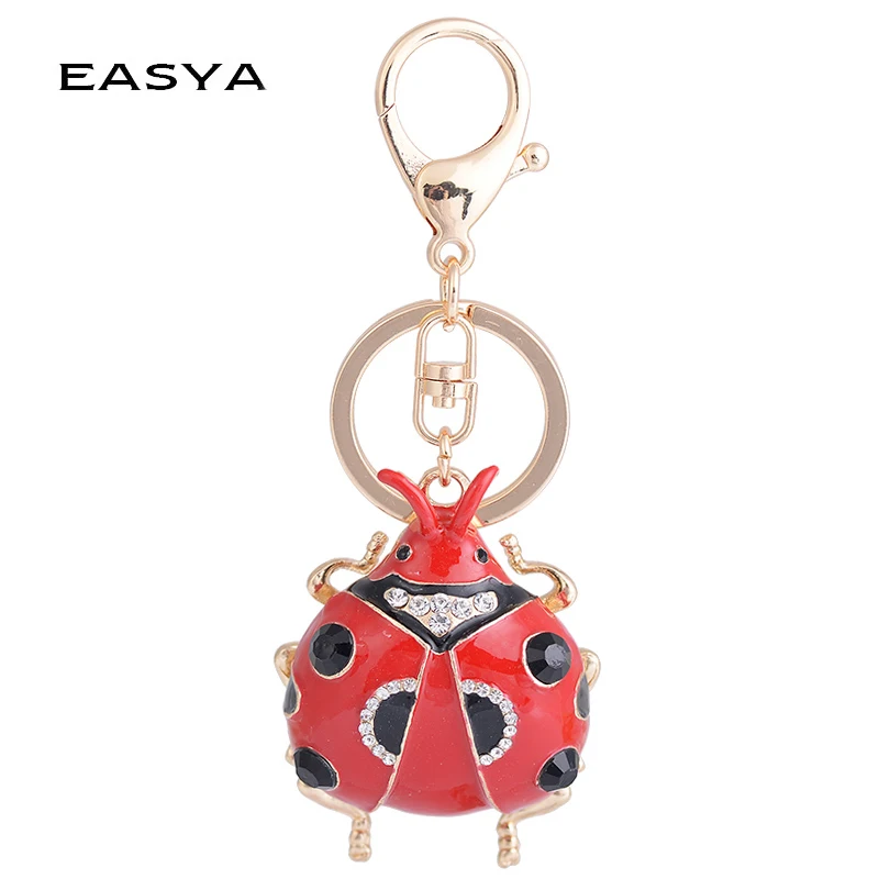 EASYA Black and Red Ladybug Keychain Antique Process Insect Ladybird Keychain Car Keyring Metal Crafts Metal Gifts
EASYA Black and Red Ladybug Keychain Antique Process Insect Ladybird Keychain Car Keyring Metal Crafts Metal Gifts