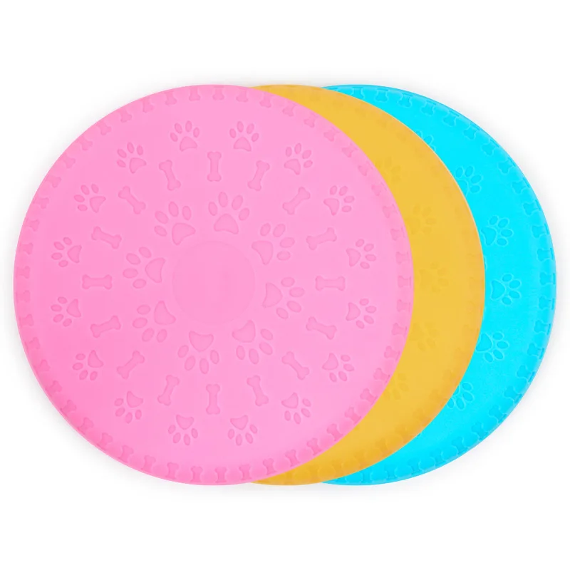 Large Dog Pet Toys Frisbee Training Disc Bite Resistance Dexterous Training Toy Soft Environmental Material S M (3)