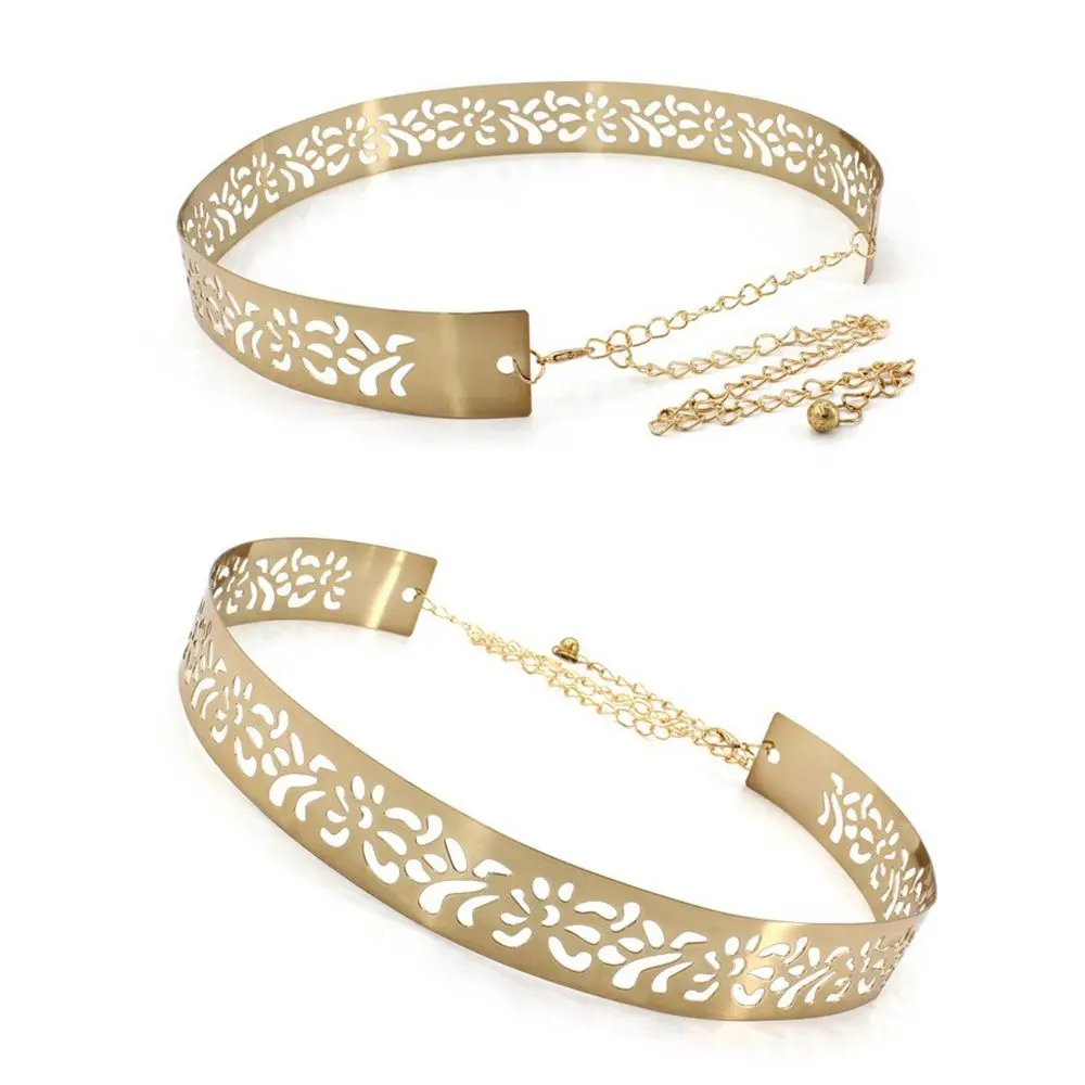 Women Vintage Waist Belts Metal Sequin Hollow Western Waistband for Girls Gold Wild Chain Belts Dress Overcoat Decor Fashion
Women Vintage Waist Belts Metal Sequin Hollow Western Waistband for Girls Gold Wild Chain Belts Dress Overcoat Decor Fashion
